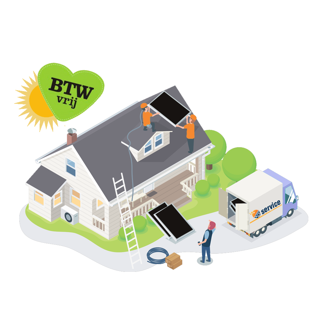 Zondeal afbeelding home pagina all black zonnepanelen